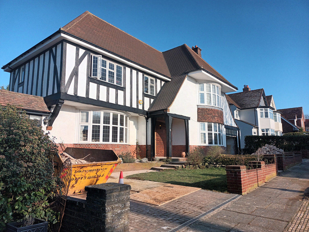Hove Park Detached House Extensions and Complete Renovation